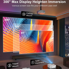 FUDONI Bluetooth Projector product image