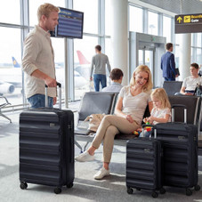 3-Piece Hardside Luggage Set (20/24/28 Inch) with Wheels and Digital Lock product image