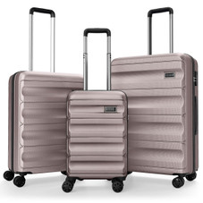 3-Piece Hardside Luggage Set (20/24/28 Inch) with Wheels and Digital Lock product image