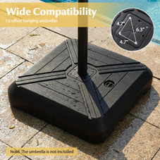 Cantilever Offset Wheeled Umbrella Base product image