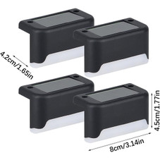 Waterproof LED Solar Deck Stair Lights (4-Pack) product image