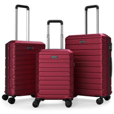3-Piece Hardside Luggage Set with 8-Spinner Wheels and 3-Digit Lock product image