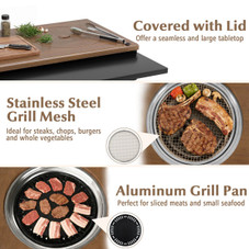 Outdoor Korean BBQ Grill Dining Cart product image