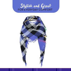 Women's Winter Plaid Blanket Scarves (Set of 2) product image
