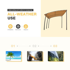 13'×10' Patio Awning for Porch, Pergola, and Gazebo product image