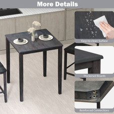 Square Dining Table with Solid Wood Frame product image