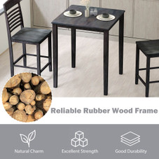Square Dining Table with Solid Wood Frame product image