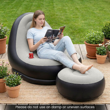 Inflatable Lounge Chair with Ottoman product image