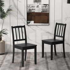 Wood Dining Chair with Rubber Wood Legs (Set of 2) product image