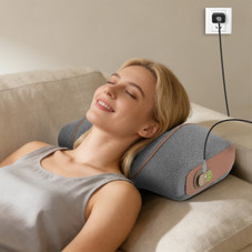 3-in-1 Heated Neck Massage Pillow with Eye Mask product image