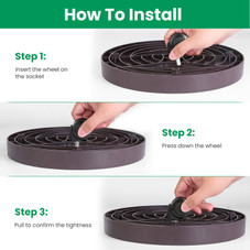 Plant Caddy with 360° Swiveling Wheels (4-Pack) product image