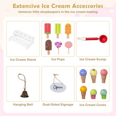  Wooden Ice Cream Cart for Kids product image
