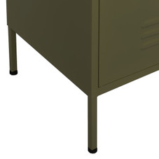Storage Cabinet Olive Green 31.5"x13.8"x40" Steel product image