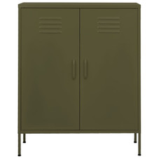 Storage Cabinet Olive Green 31.5"x13.8"x40" Steel product image