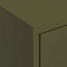 Storage Cabinet Olive Green 31.5"x13.8"x40" Steel product image