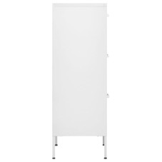 Storage Cabinet White 16.7"x13.8"x40" Steel product image