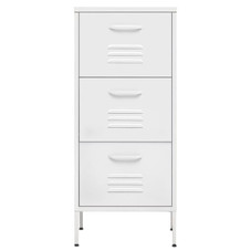 Storage Cabinet White 16.7"x13.8"x40" Steel product image