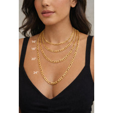 Unisex Classic Figaro Chain Necklace  product image
