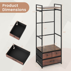 Metal Frame Clothing Rack product image