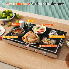 Electric Warming Tray with Built-In Thermostat product image
