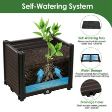 Planter Box with Trellis and Wheels product image