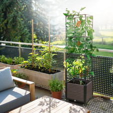 Planter Box with Trellis and Wheels product image