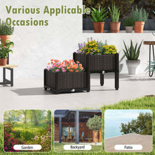 Elevated Plastic Garden Bed (2- or 4-Pack) product image