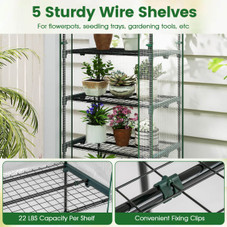 Portable Mini Greenhouse with Roll-up Door product image