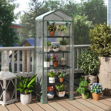 Portable Mini Greenhouse with Roll-up Door product image