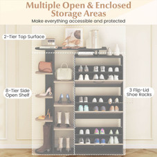 Open Shelf Shoe Cabinet  product image