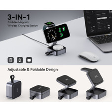 3 in1 Wireless Charging Station for Apple MagSafe Charger product image