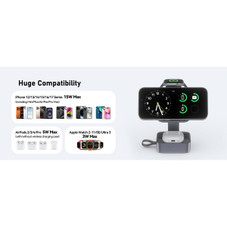 3 in1 Wireless Charging Station for Apple MagSafe Charger product image