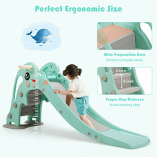 3-in-1 Kids Climber Slide Play Set product image