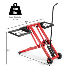 Lawn Mower Lift with Brake Pullers product image