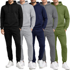 Men's Soft Fleece Cotton Blend Pullover Hoodie and Jogger Set product image