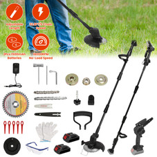 3-in-1 Cordless Electric Pole Saw, Mini Chainsaw, and Grass Trimmer product image