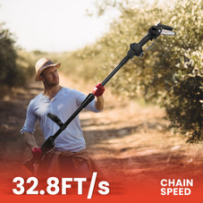 3-in-1 Cordless Electric Pole Saw, Mini Chainsaw, and Grass Trimmer product image