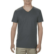 Alstyle Adult Ringspun Cotton V-Neck T-Shirt (Size Small) product image