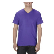Alstyle Adult Ringspun Cotton V-Neck T-Shirt (Size Small) product image