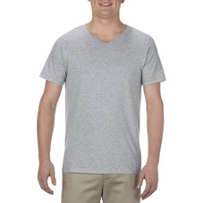 Alstyle Adult Ringspun Cotton V-Neck T-Shirt (Size Small) product image