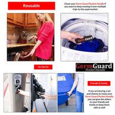 Germ Guard Contactless Shopping Cart Handles (4-Pack) product image
