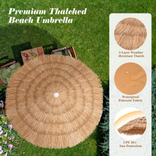 Tropical Thatched Tiki Patio Umbrella product image