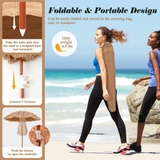 Tropical Thatched Tiki Patio Umbrella product image