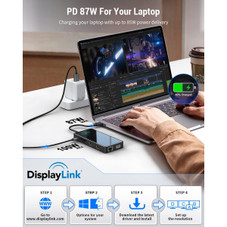 IVIIN Quadruple Display Laptop Docking Station product image