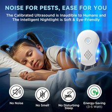 Ultrasonic Indoor Rodent & Pest Repellent (6-Pack) product image