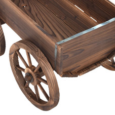 Wood Wagon Flower Planter product image