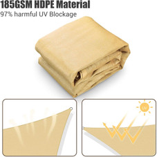 Yescom 25-foot Triangle Sun Shade product image