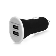 Dual USB 2.4A Rubberized Vehicle Charger product image