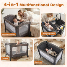4-in-1 Adjustable Baby Bedside Sleeper  product image