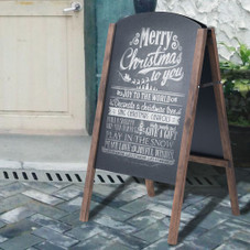 Wooden  A-Frame Chalkboard Sign product image